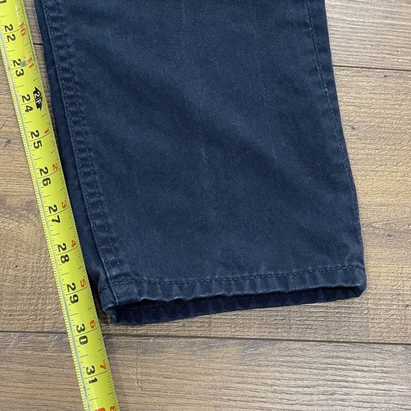 Born Fly Pants Mens 32 Straight Chino Button Fly 5 Pocket Streetwear Blue - Picture 14 of 14